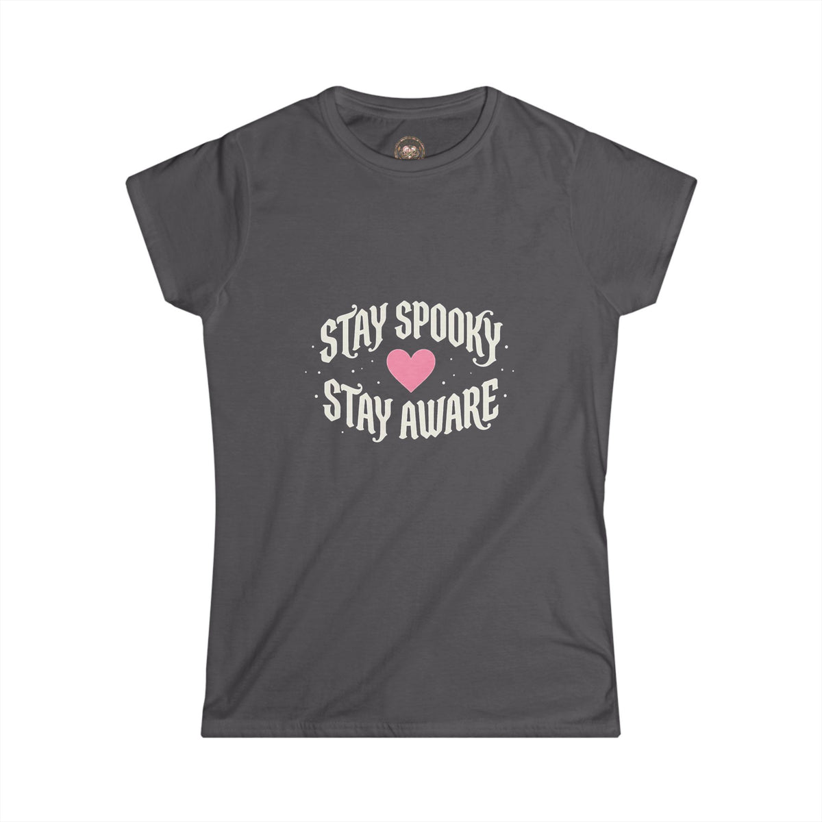 Women's Black Softstyle Tee — Classic Everyday Crewneck