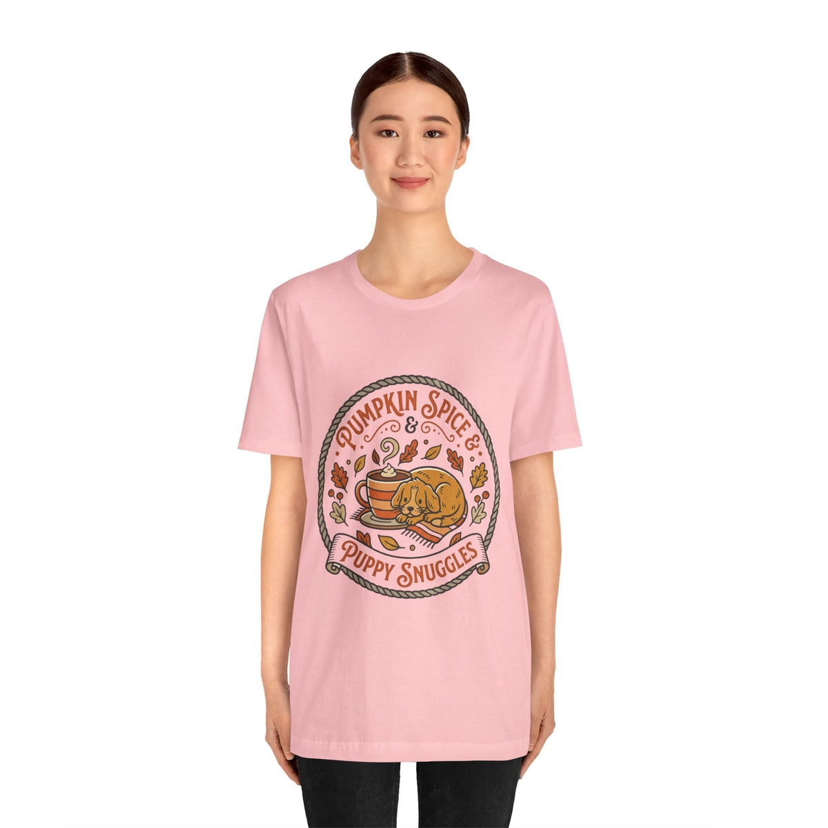 Pumpkin Spice & Puppy Snuggles Tee