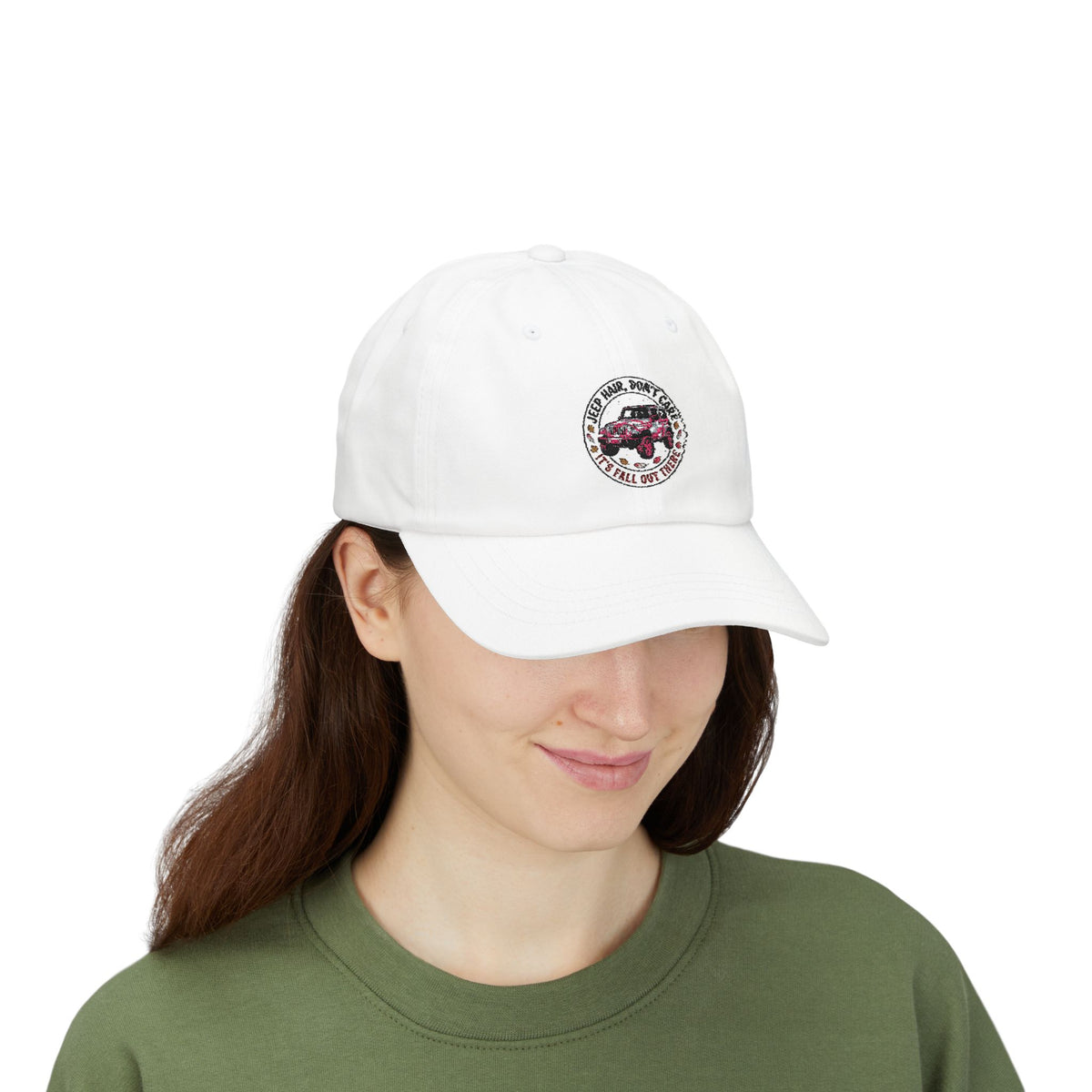 Dad Cap – Retro Jeep 'If I Get Lost, Don't Follow Me' Embroidered Hat