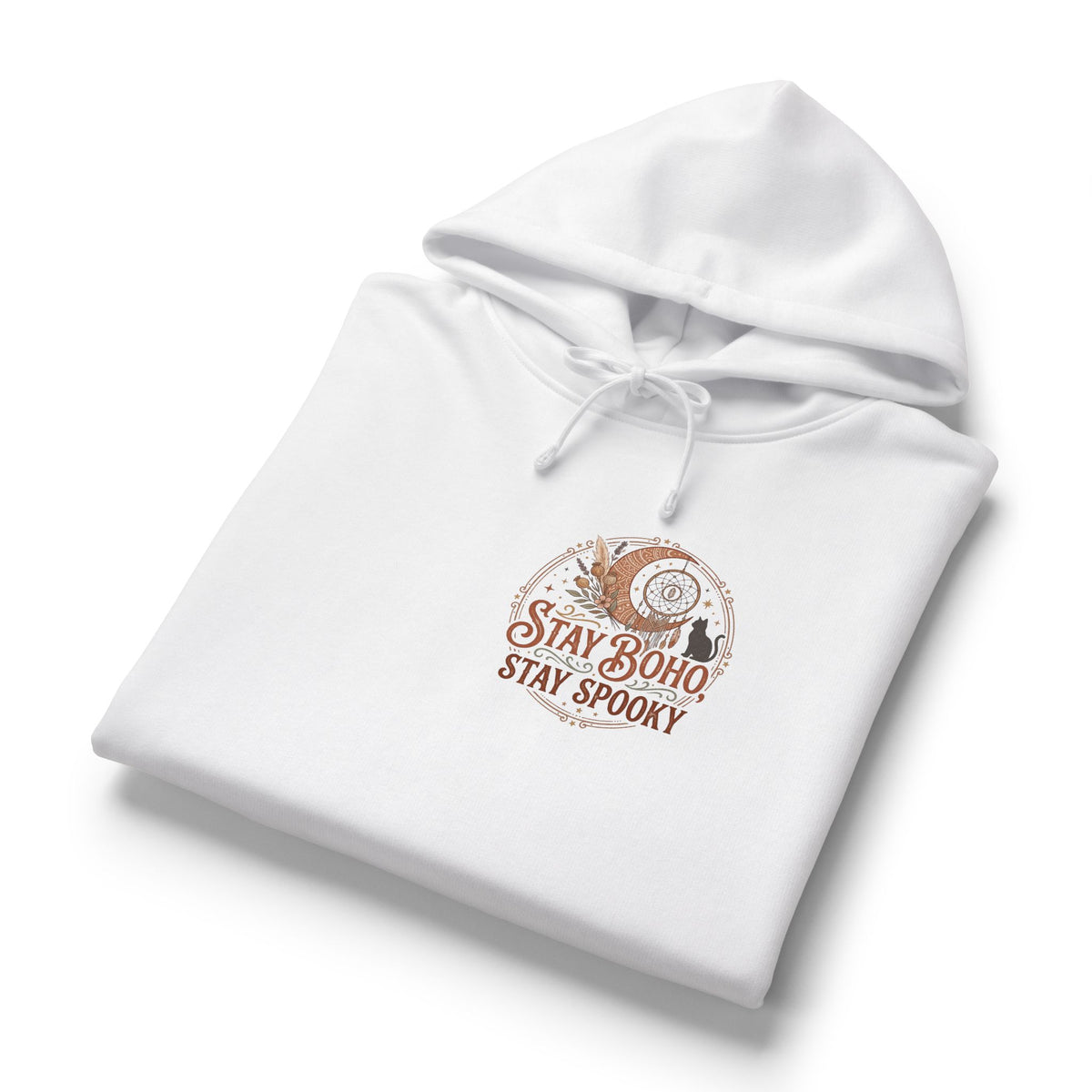 Boho Spooky Hoodie — "Stay Boho, Stay Spooky" Women’s Organic Hoodie