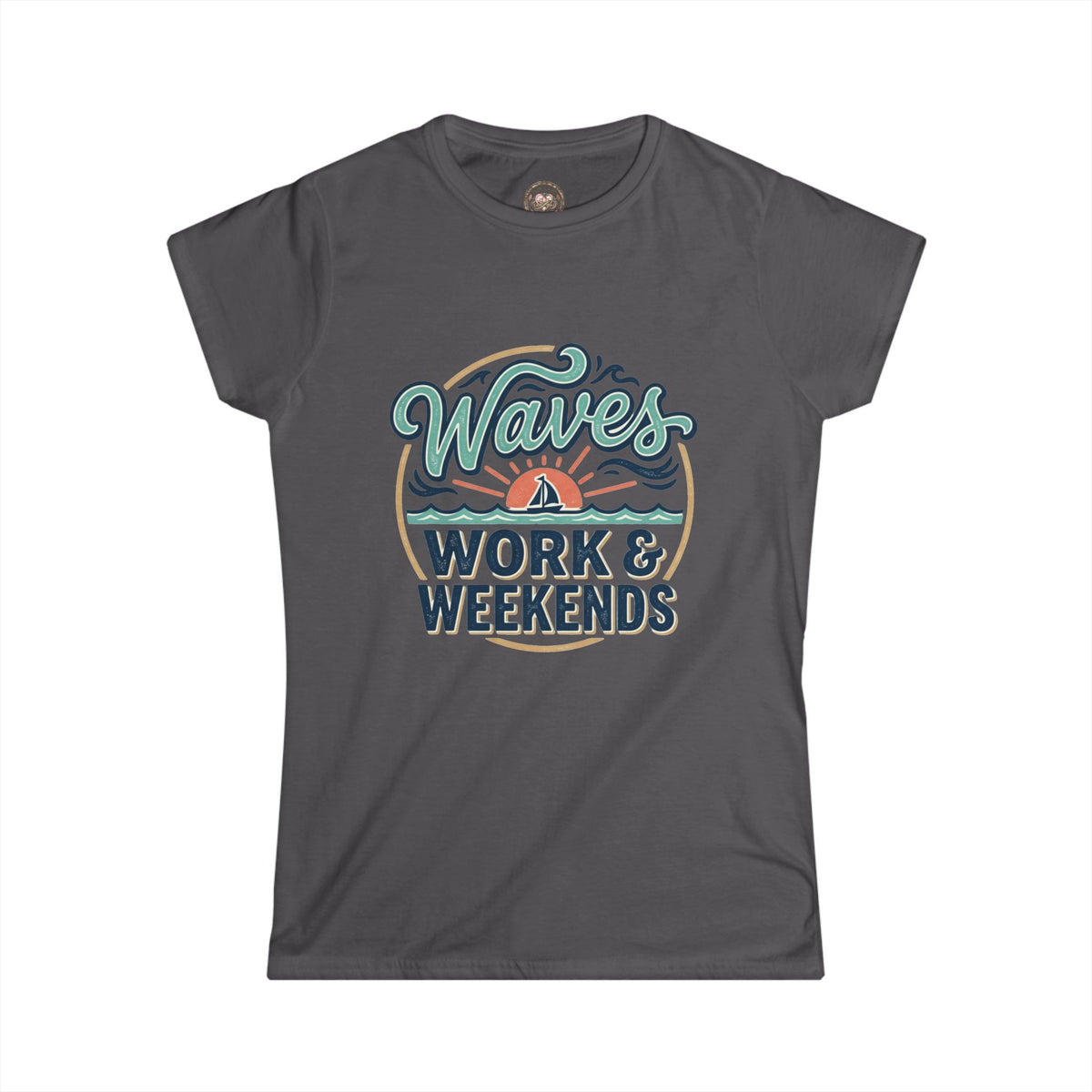 Waves, Work & Weekends Women's Tee — Soft Everyday Comfort