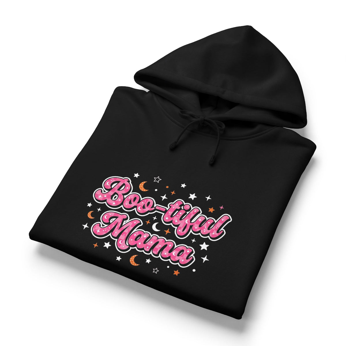 Boo-tiful Mama Hoodie — Cute Pink Halloween Mom Sweatshirt