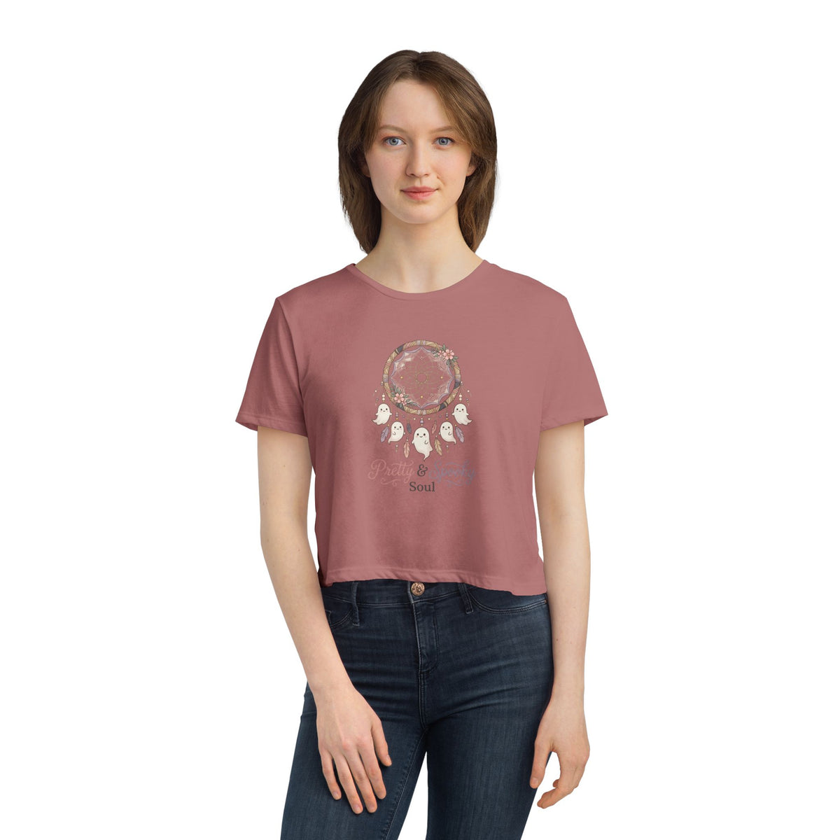 Women's Flowy Cropped Tee