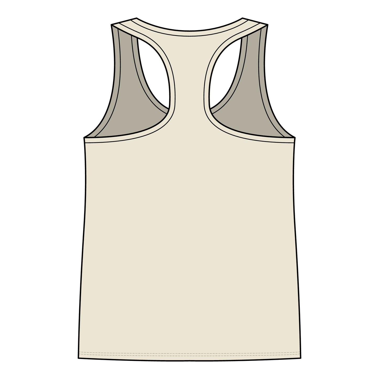 Boho Surf Jeep Racerback Tank — Vintage Beach Adventure Women's Tank Top
