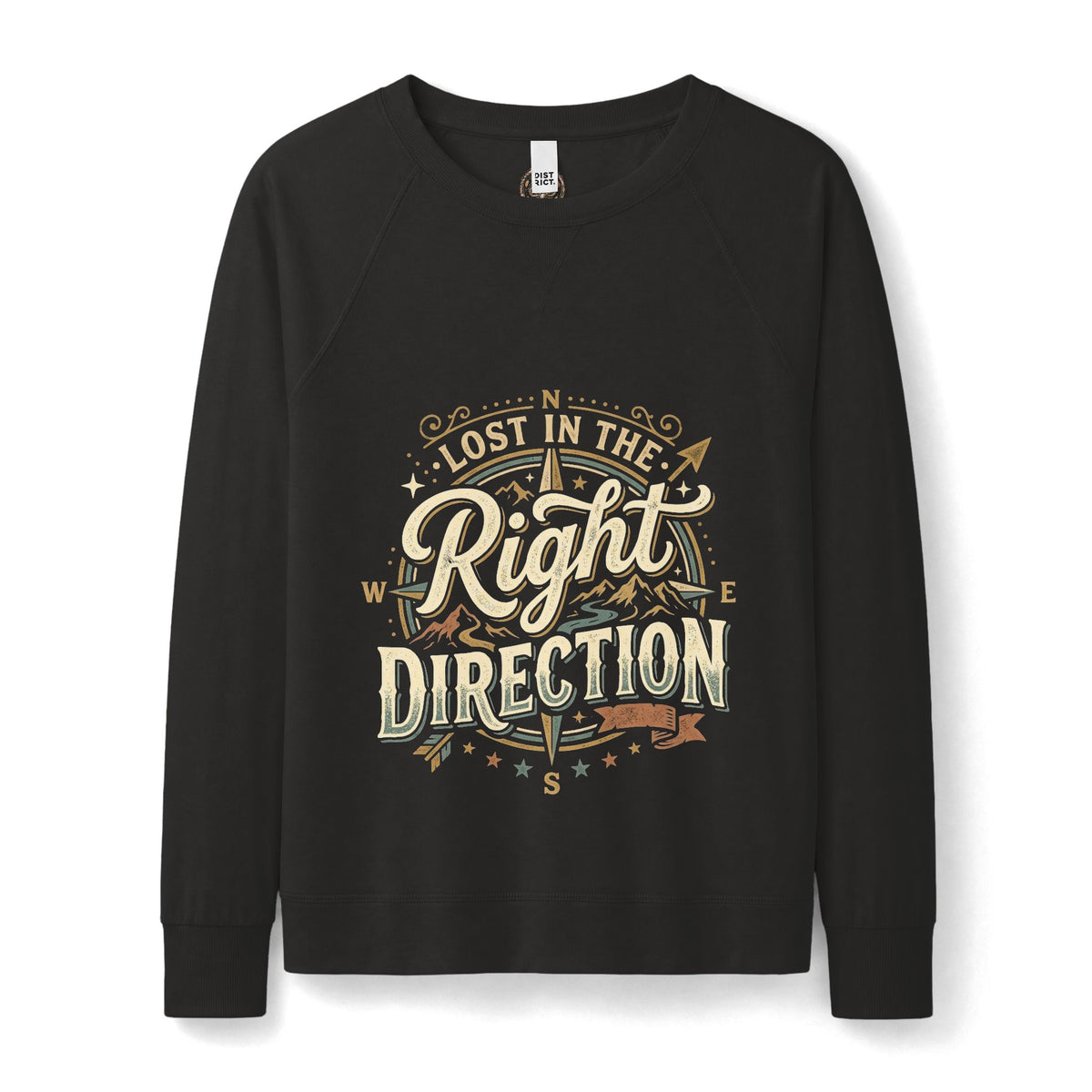 Lost in the Right Direction Crewneck Sweatshirt