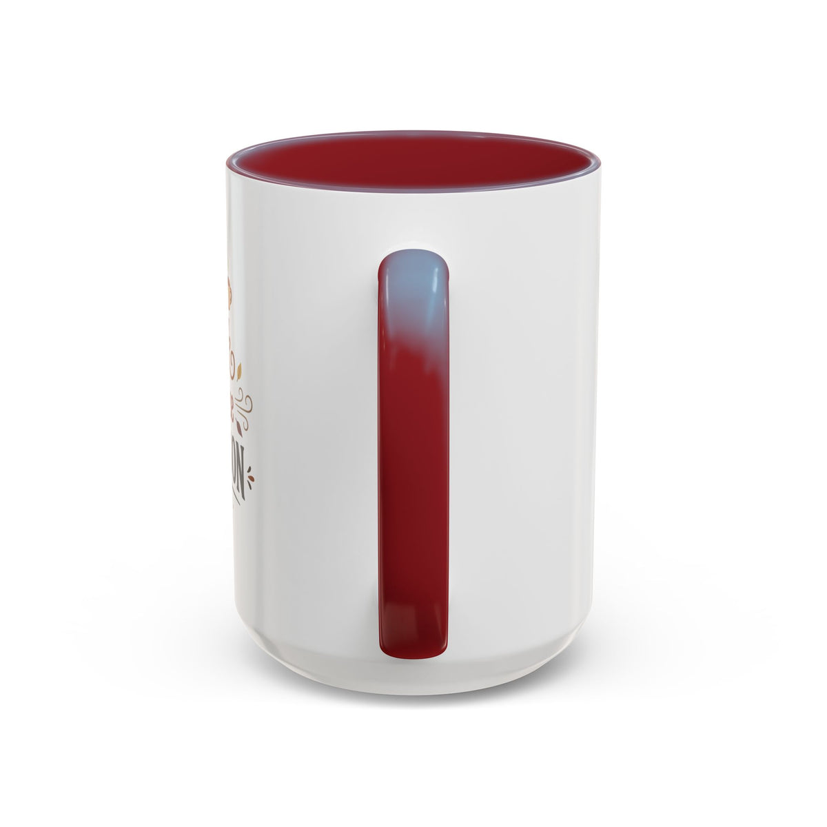 Cozy Season Accent Coffee Mug – "Warm Drink, Cold Breeze"