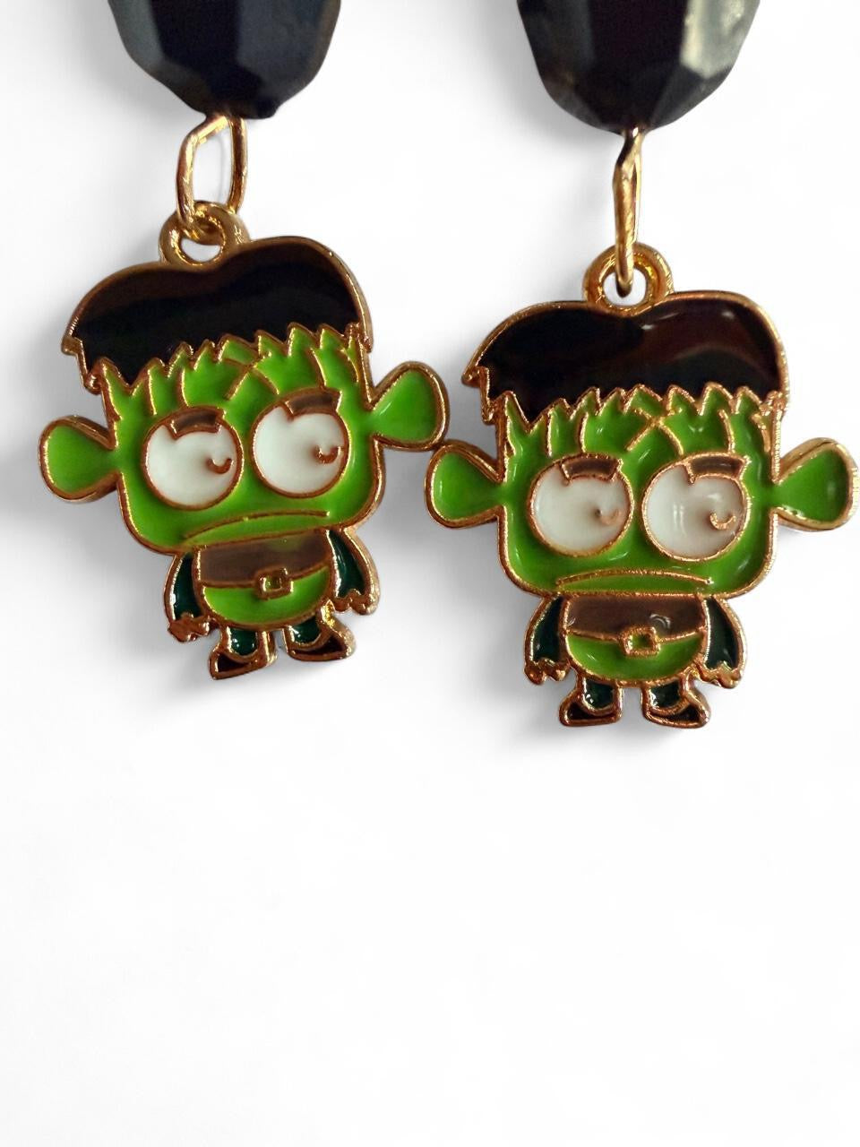 Boo-tiful Frankie Monster Earrings | Halloween Dangle Earrings | Boo-tiful Souls Collection