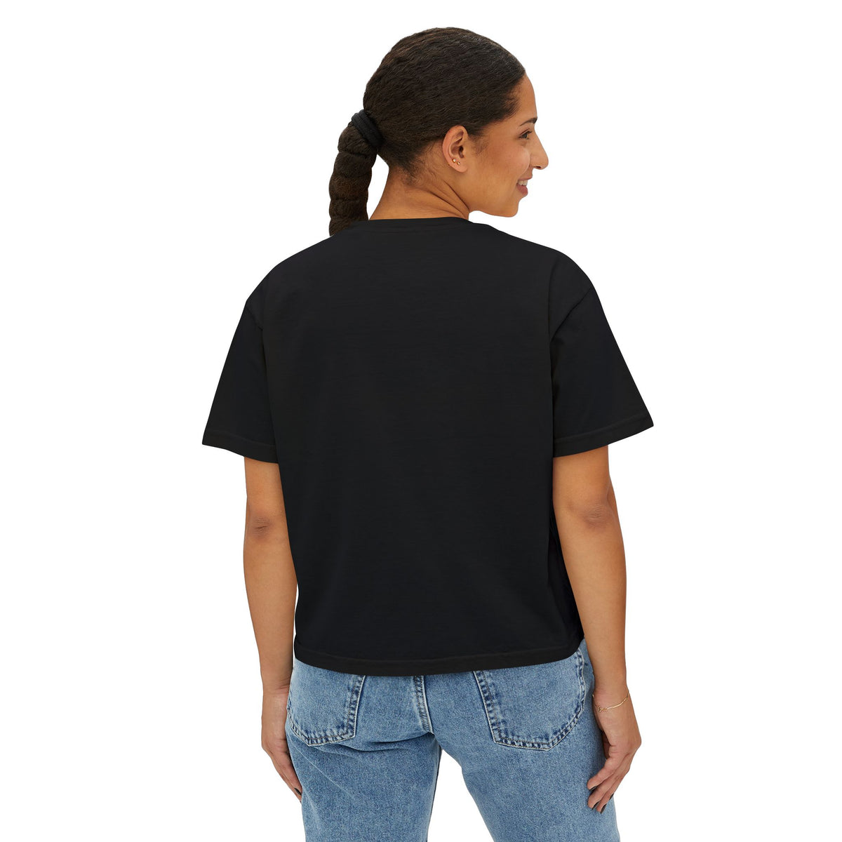 Stay Spooky Stay Aware Women's Boxy Tee — Cute Halloween Awareness Graphic Shirt