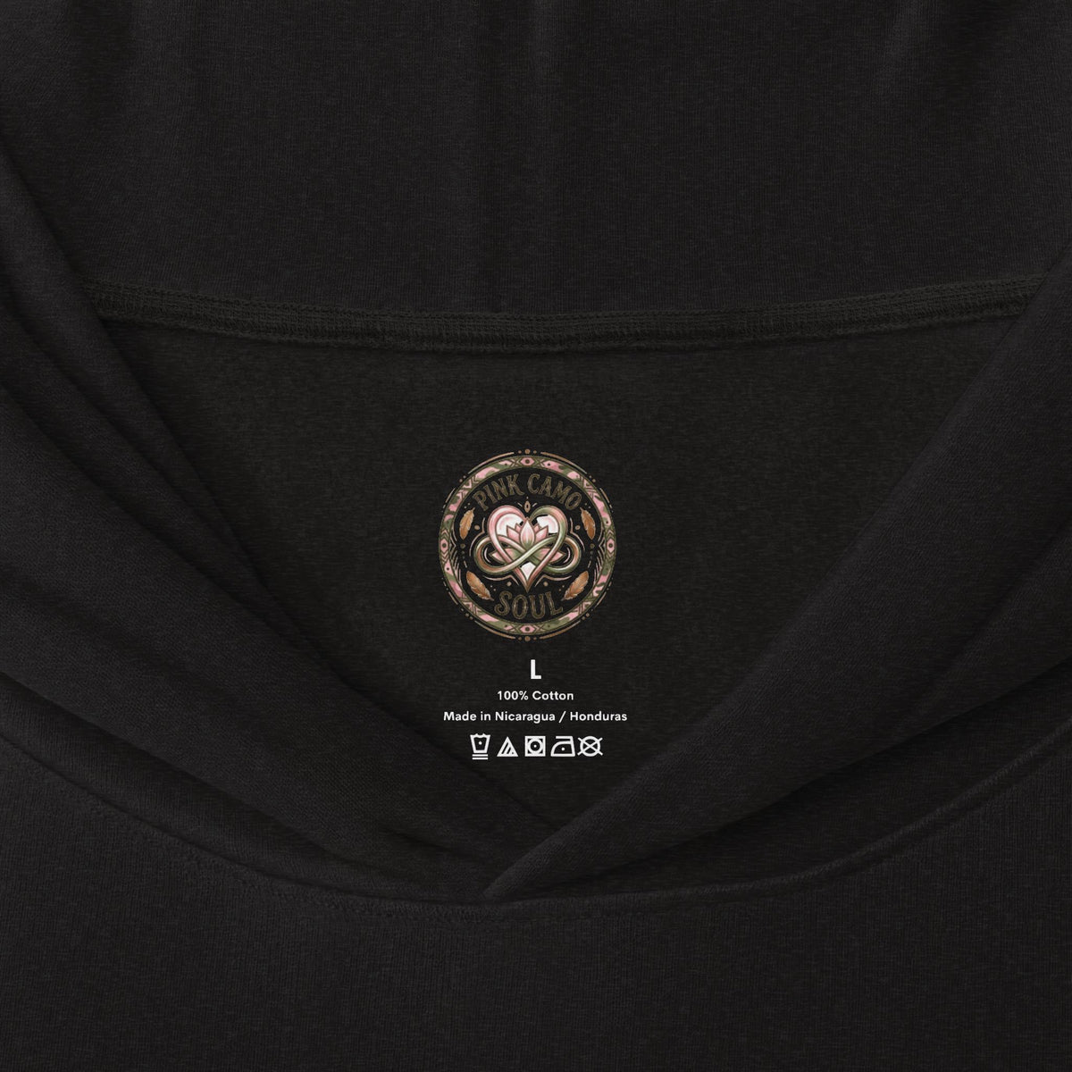 Hoodie Tee — "Boo-tiful Soul" Black Long-Sleeve Hooded Tee