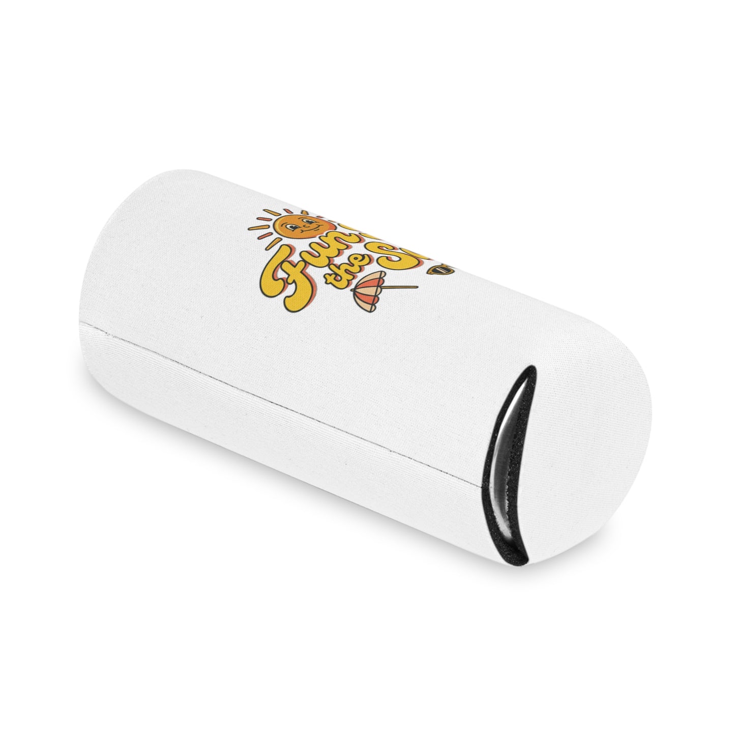 Can Cooler — "Fun in the Sun" Retro Sun Beach Drink Koozie