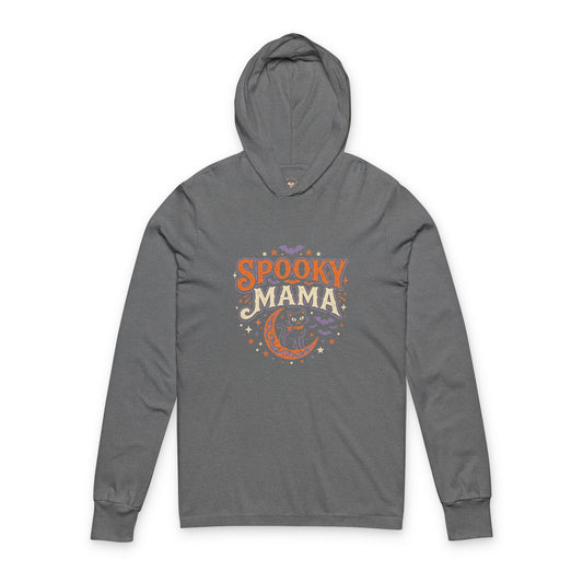 Spooky Mama Hooded Long Sleeve Tee