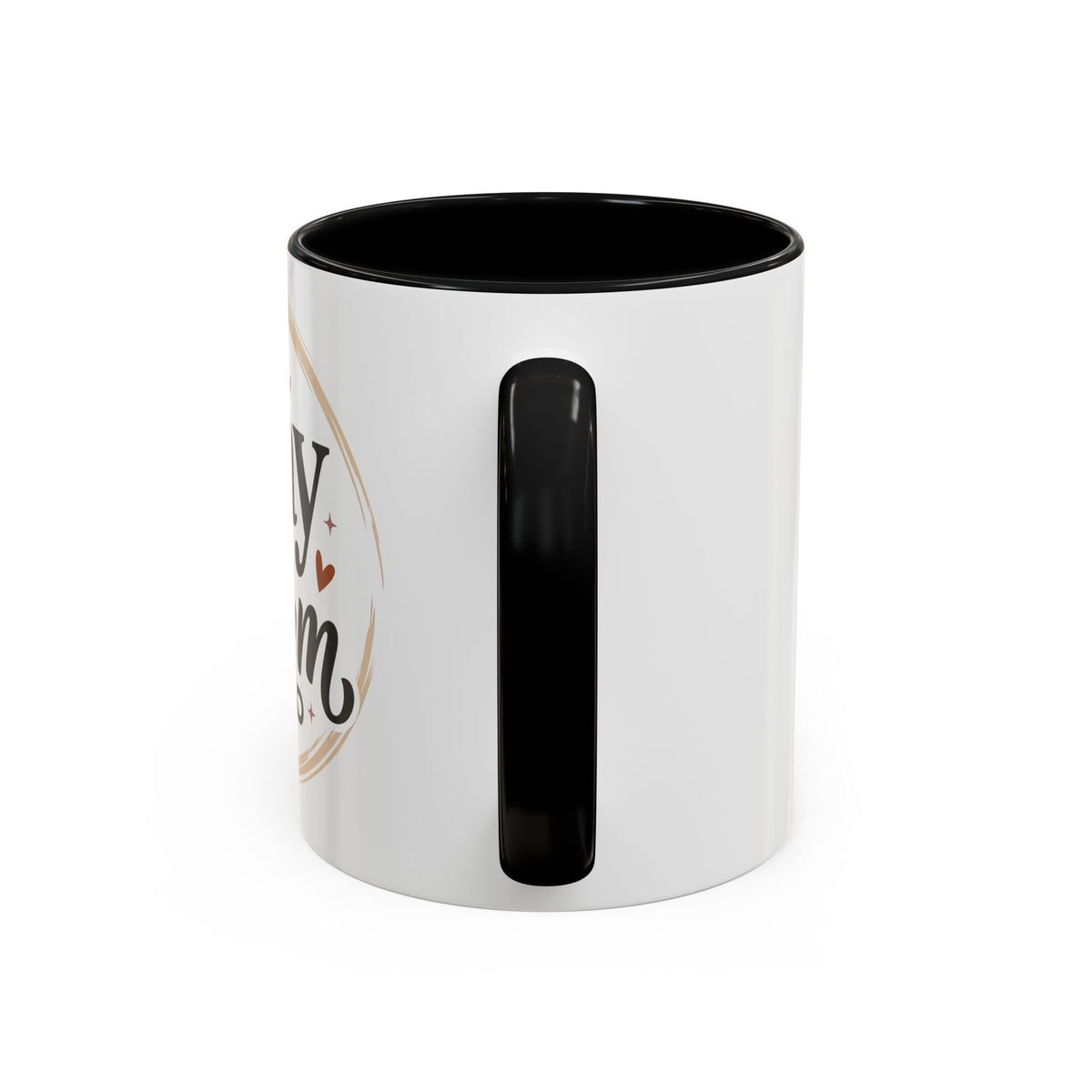 Stay Warm Accent Coffee Mug — Cozy Script Ceramic Mug (11/15oz)