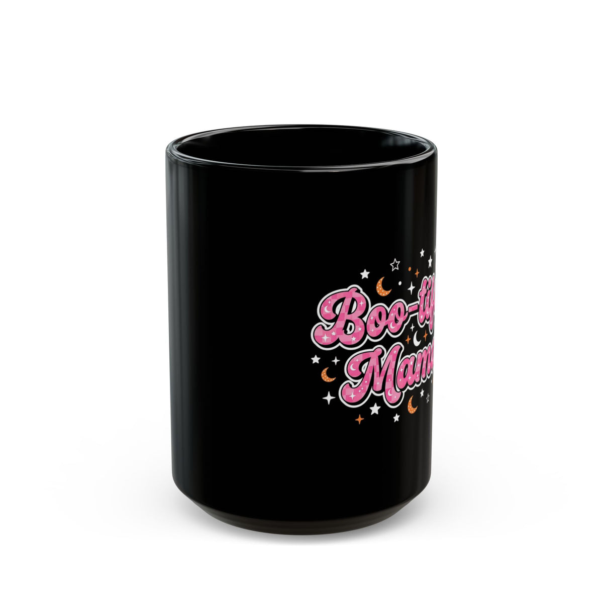 Boo-tiful Mama Mug | Black Ceramic Coffee Cup