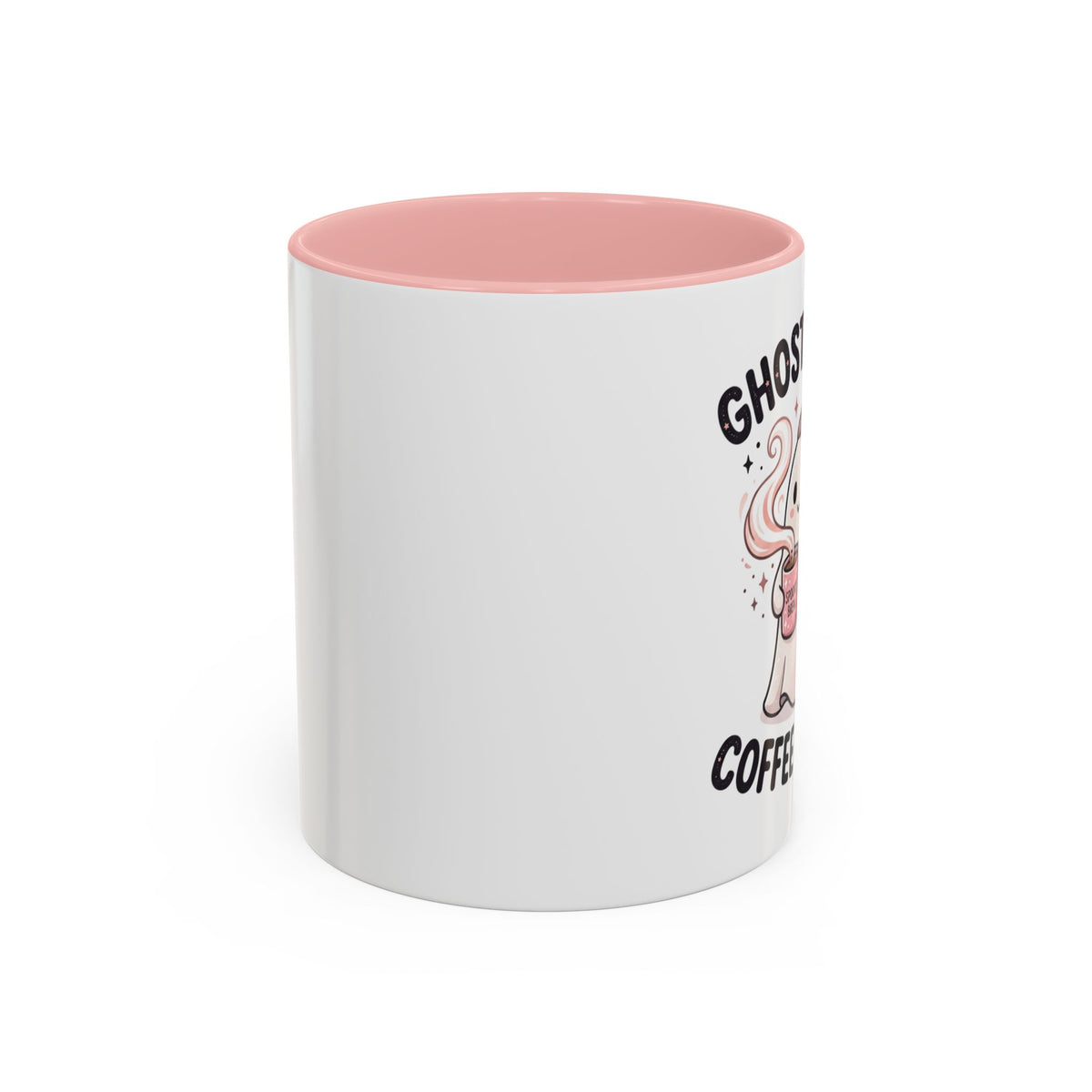 Ghosts and Coffee Please Mug — Cute Halloween Ceramic Accent Coffee Cup (11/15oz)