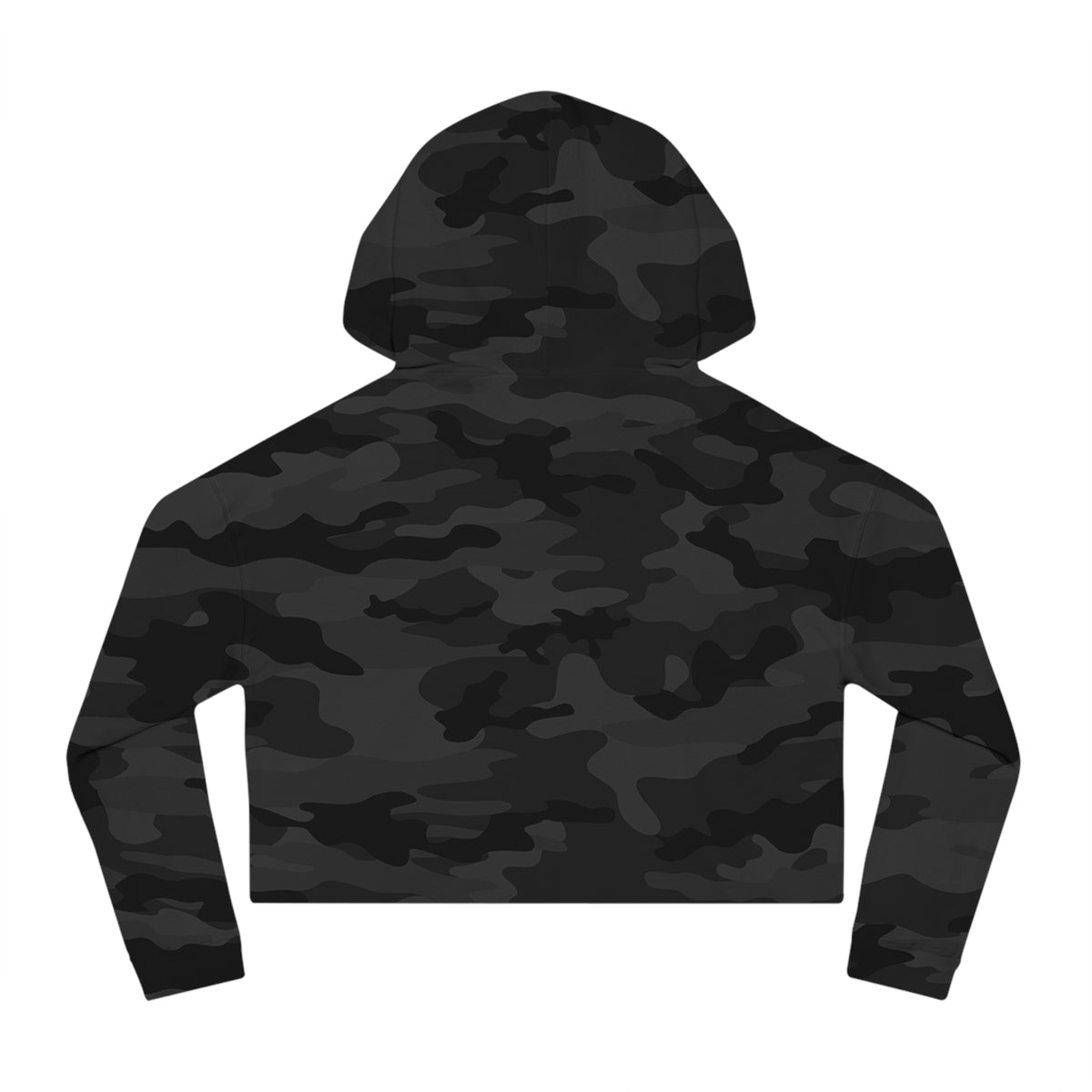 Cropped Hooded Sweatshirt — "Chilly Air & Fireside Hair" Cozy Fall Hoodie