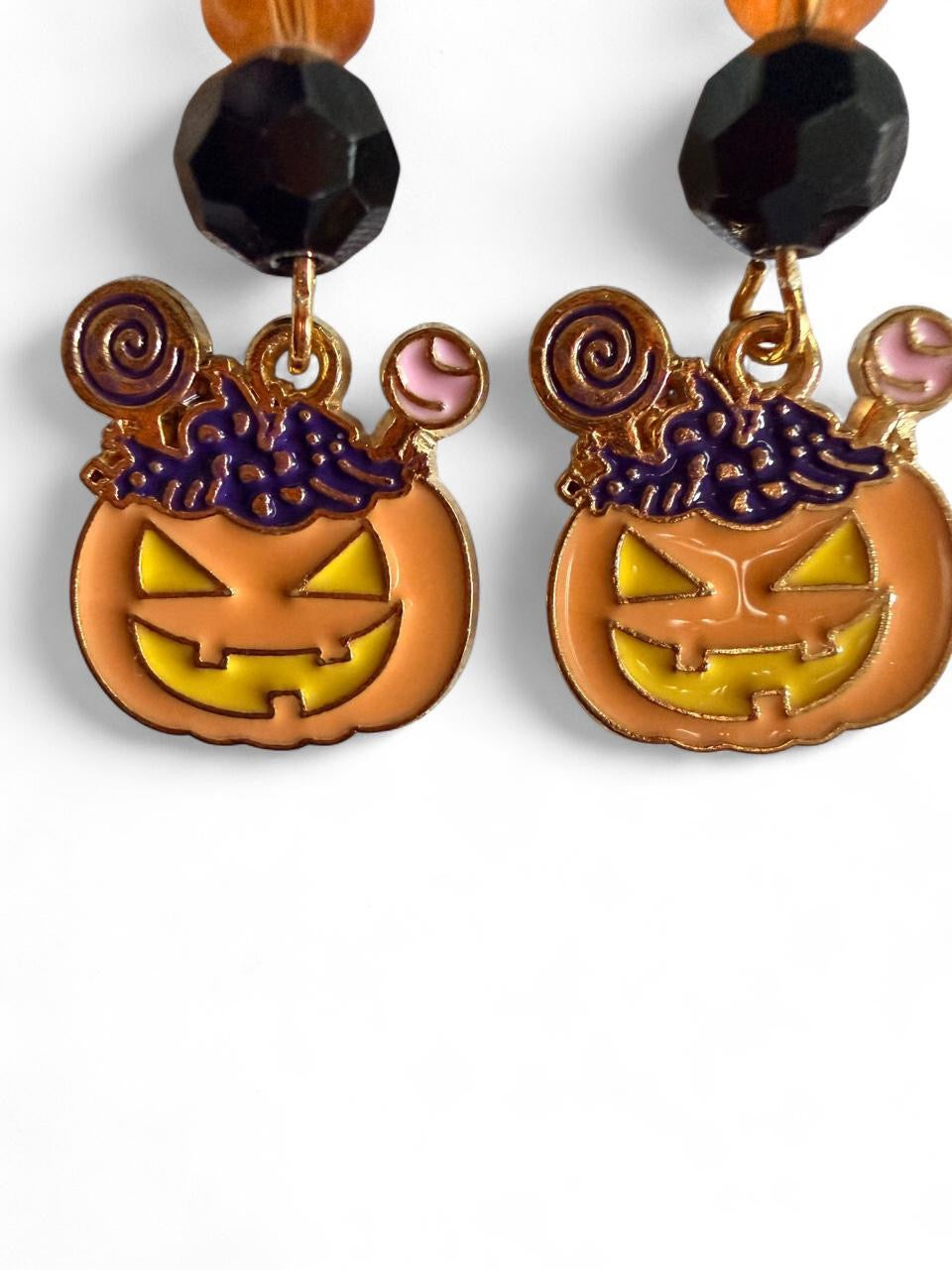 Boo-tiful Jack-O’-Lantern Earrings | Halloween Dangle Earrings | Boo-tiful Souls Collection