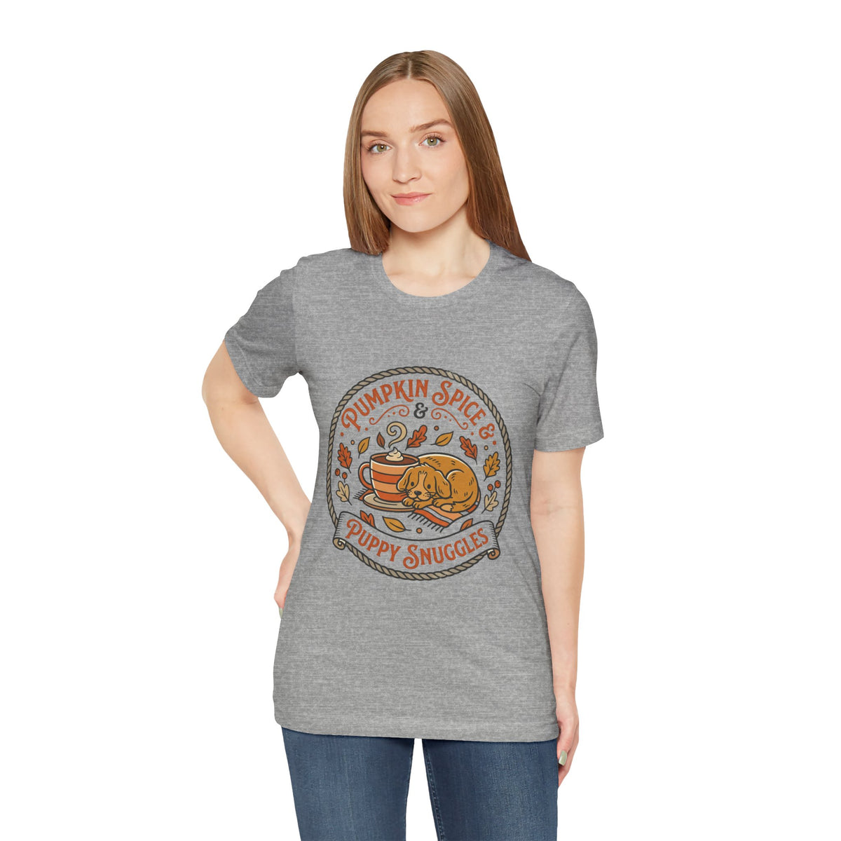 Pumpkin Spice & Puppy Snuggles Tee