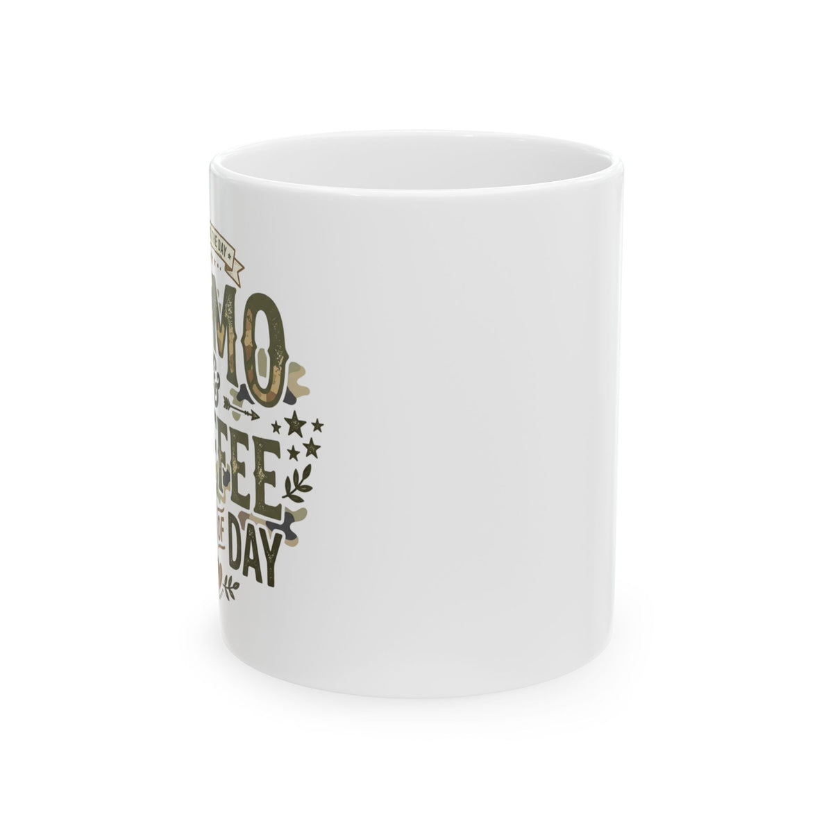 Coffee Mug – "Zero Coffee, No Day" Vintage Badge Ceramic Mug (11oz & 15oz)
