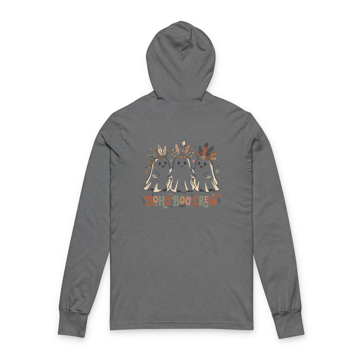 Boho Boo Crew Hooded Long Sleeve Tee