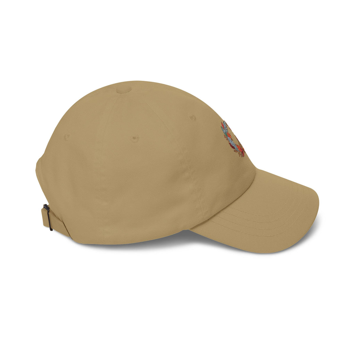 Floral Wreath Dad Cap – Embroidered Spring Flower Baseball Hat