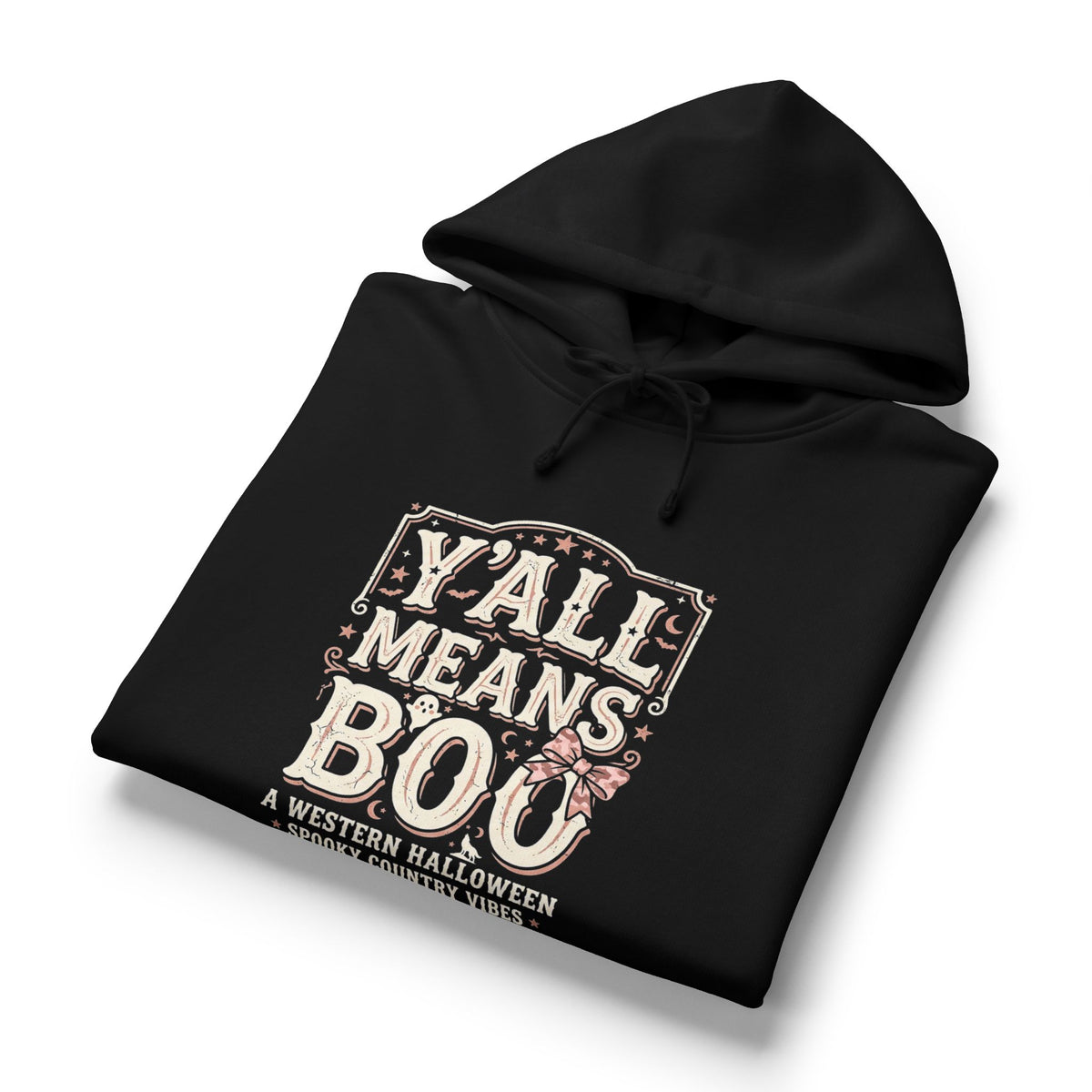 Halloween 'Y'all Means Boo' Women's Hoodie — Western Spooky Country Pullover