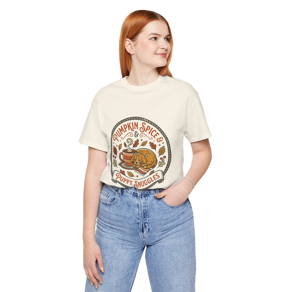 Pumpkin Spice & Puppy Snuggles Tee