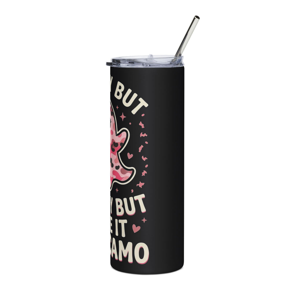 Spooky Boo Pink Camo 20oz Stainless Tumbler