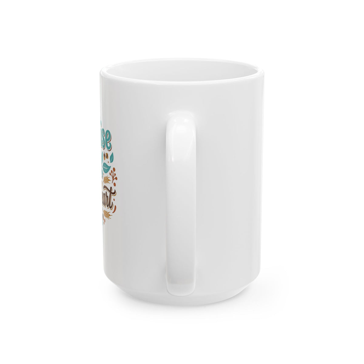 Ceramic Mug – 'Tutti Frutti & Harvest' Colorful Fall Coffee Cup (11oz, 15oz)