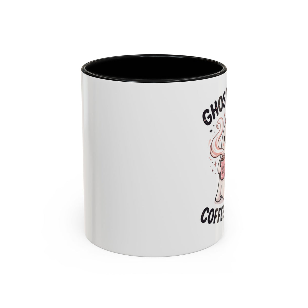 Ghosts and Coffee Please Mug — Cute Halloween Ceramic Accent Coffee Cup (11/15oz)
