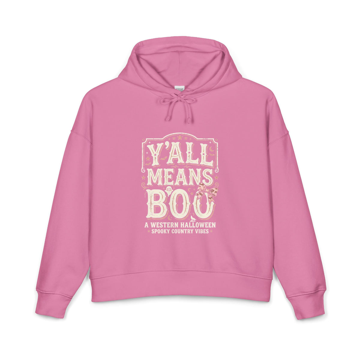 Halloween 'Y'all Means Boo' Women's Hoodie — Western Spooky Country Pullover