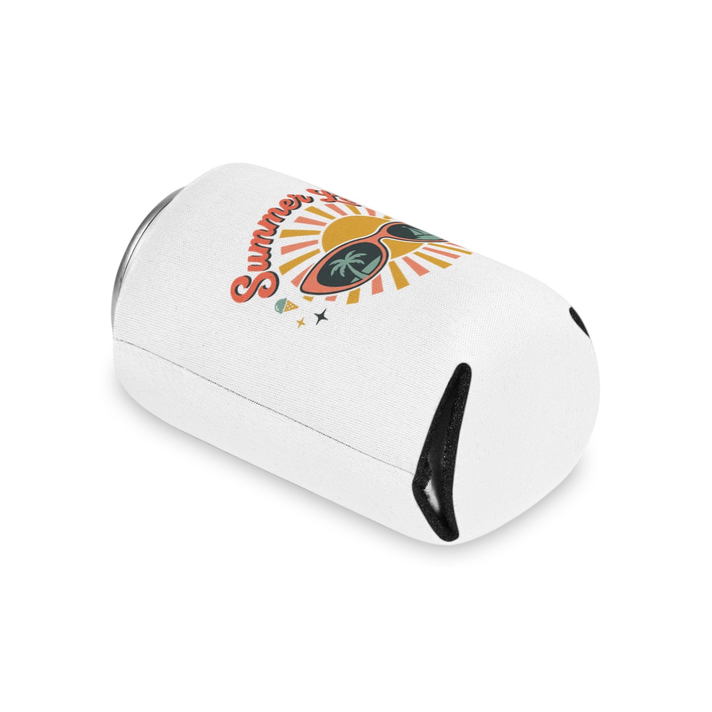 Can Cooler - "Summer Lovin'" Sunshine Sunglasses Drink Koozie