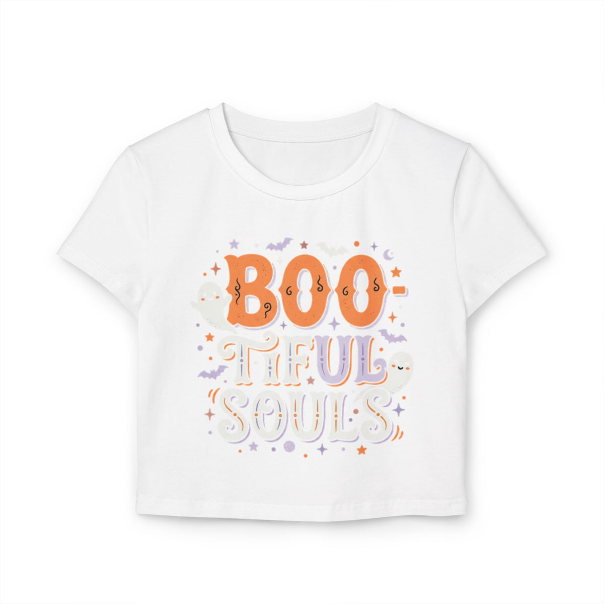 Boo-tiful Souls Tee | Halloween Crop Top