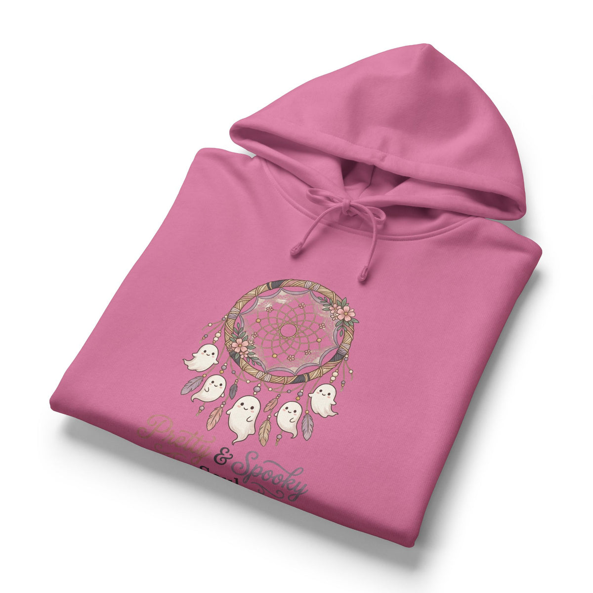Dreamcatcher Hoodie — "Pretty & Spooky Soul" Boho Graphic Hoodie