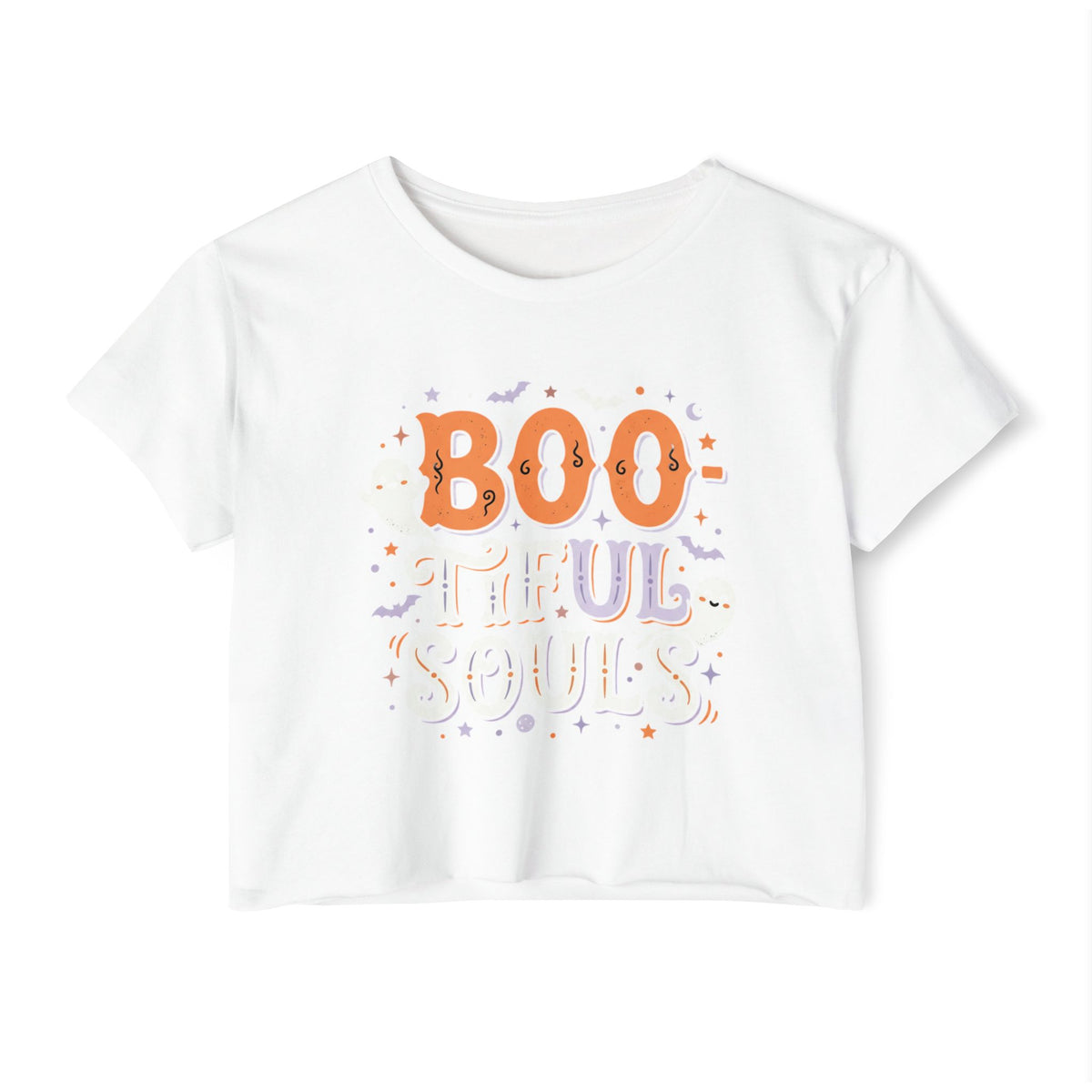 BOO-tiful Souls Crop Top | Halloween spooky lettering