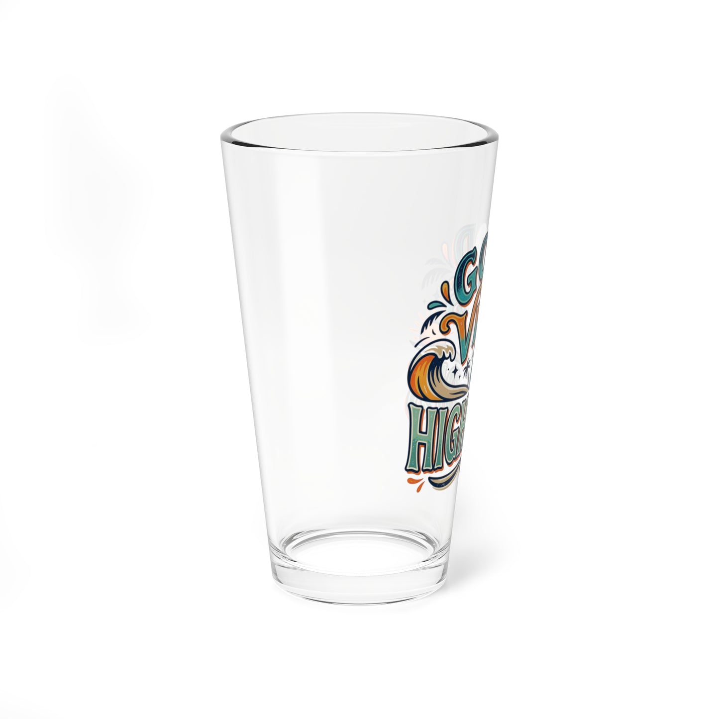 Good Vibes & High Tides Mixing Glass