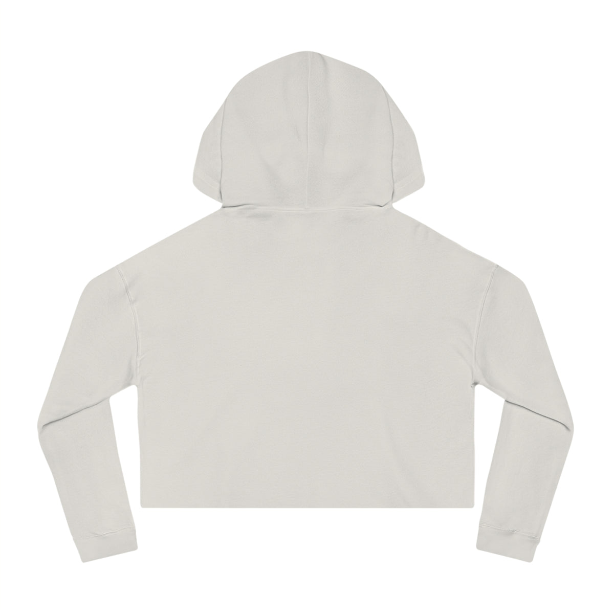Cropped Hooded Sweatshirt — "Chilly Air & Fireside Hair" Cozy Fall Hoodie