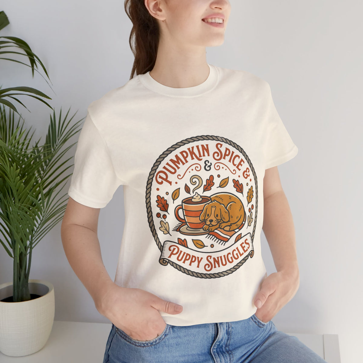 Pumpkin Spice & Puppy Snuggles Tee
