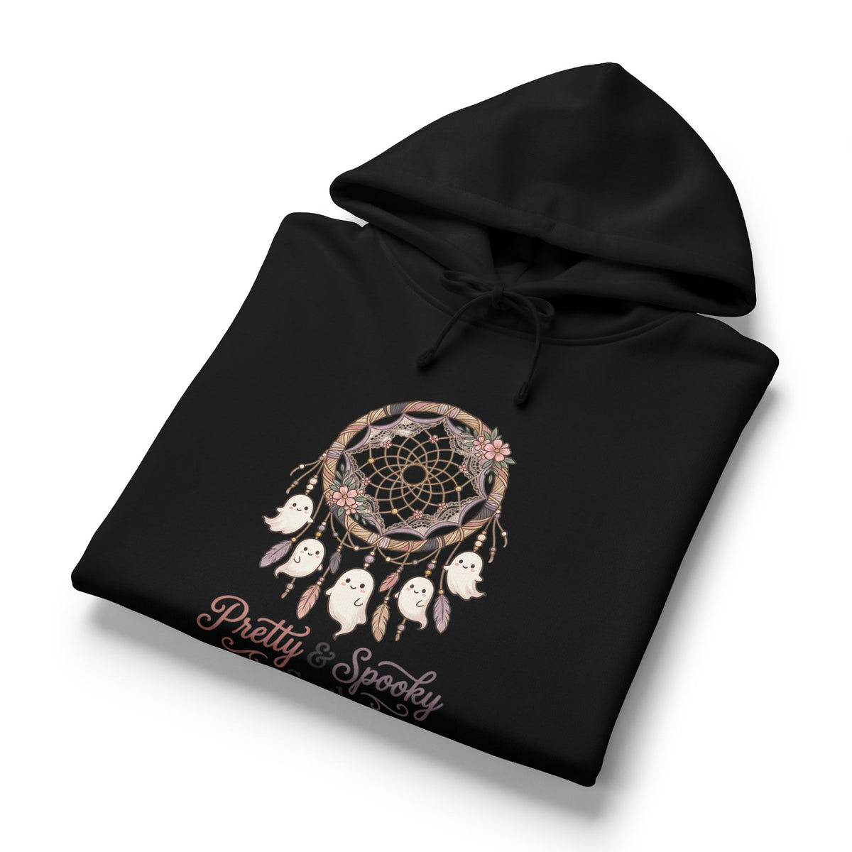 Dreamcatcher Hoodie — "Pretty & Spooky Soul" Boho Graphic Hoodie