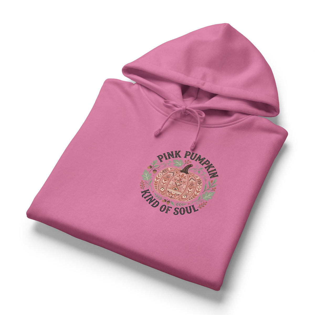 Pink Pumpkin Hoodie — "Pink Pumpkin Kind of Soul" Women's Organic Pullover