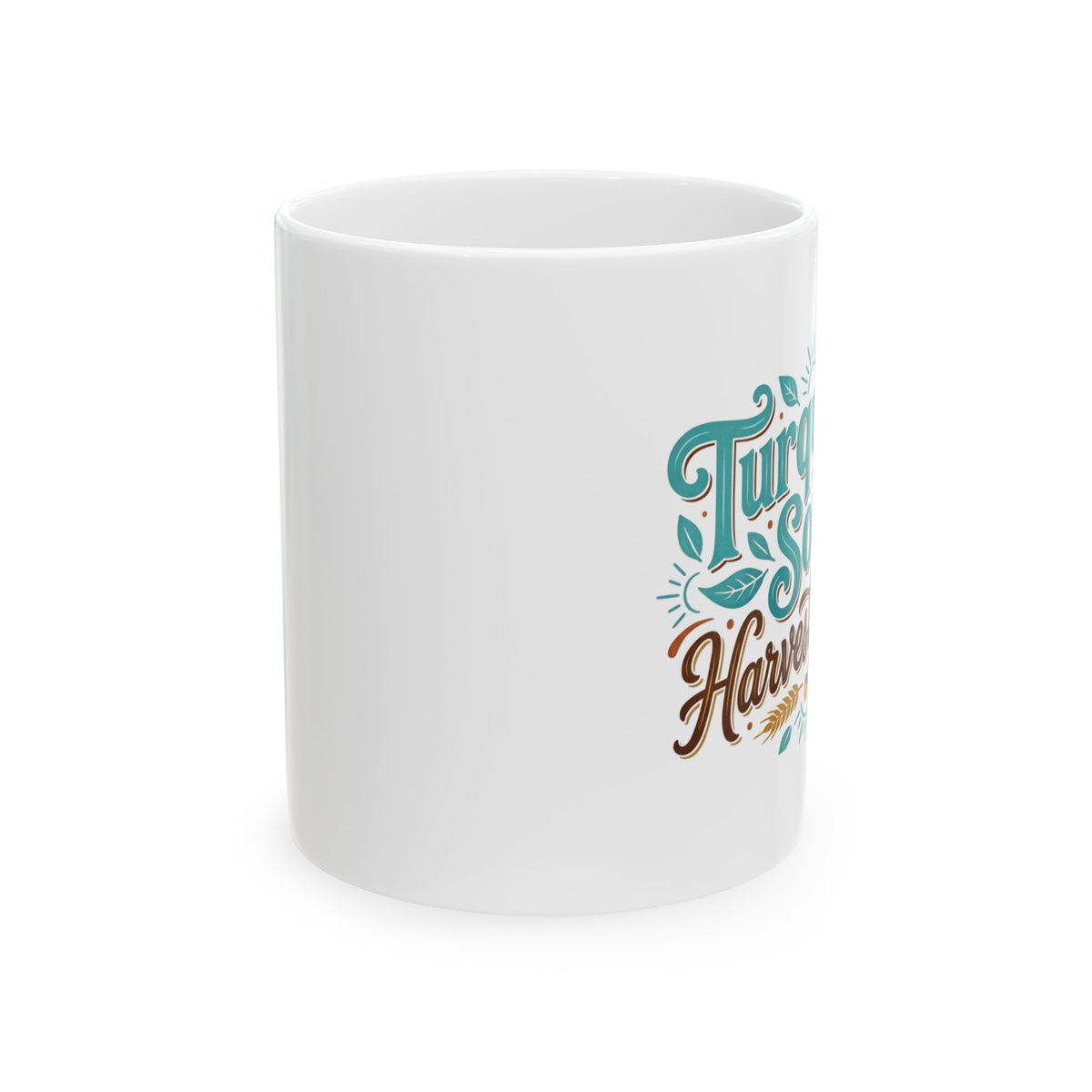Ceramic Mug – 'Tutti Frutti & Harvest' Colorful Fall Coffee Cup (11oz, 15oz)