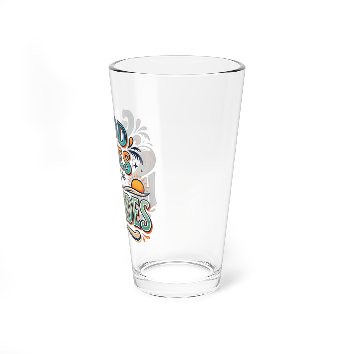 Good Vibes & High Tides Mixing Glass