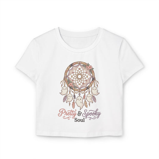 Dreamcatcher "Pretty & Spooky Soul" Women's Baby Tee