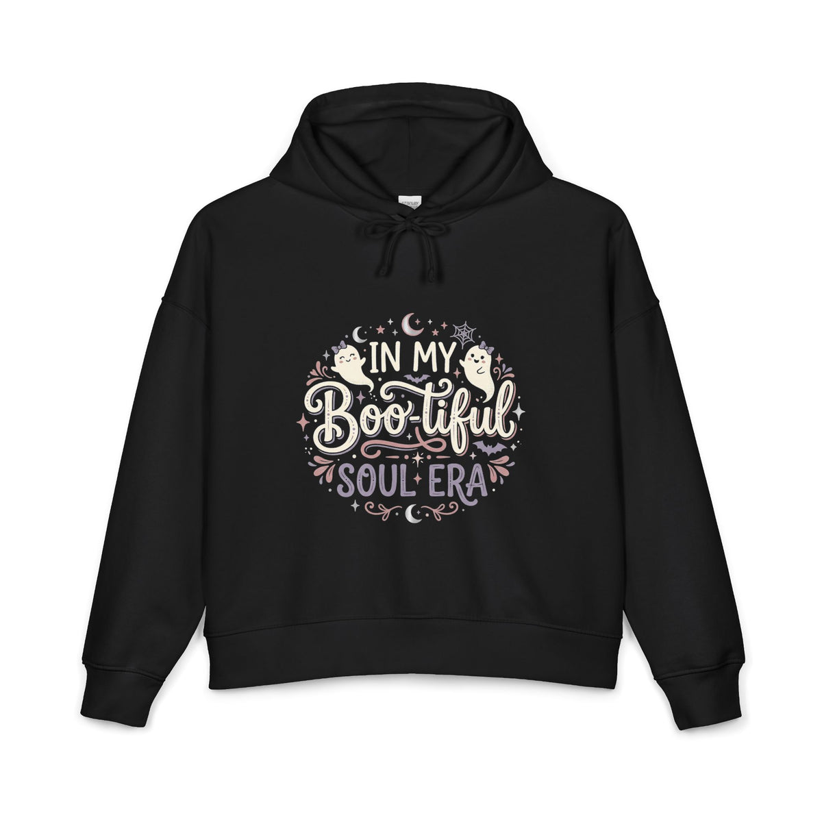 Women's Hoodie — "In My Boo-tiful Soul Era" Halloween Graphic Pullover