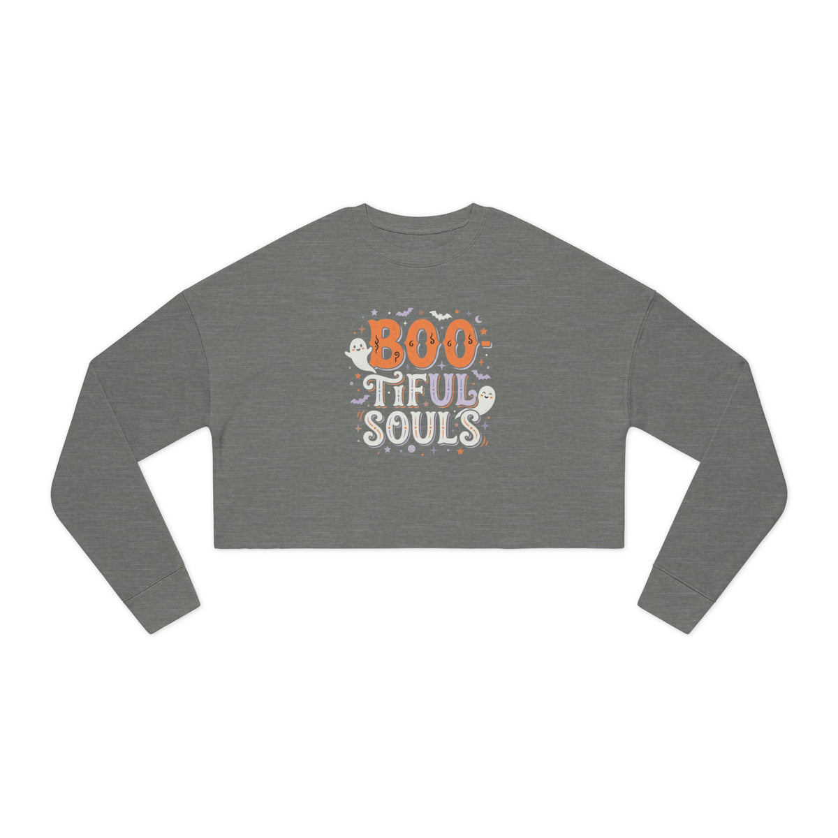 Boo tiful Souls Sweatshirt | Cropped Halloween Pullover