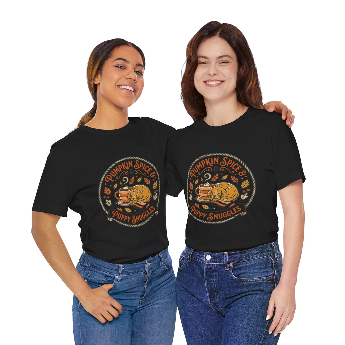 Pumpkin Spice & Puppy Snuggles Tee