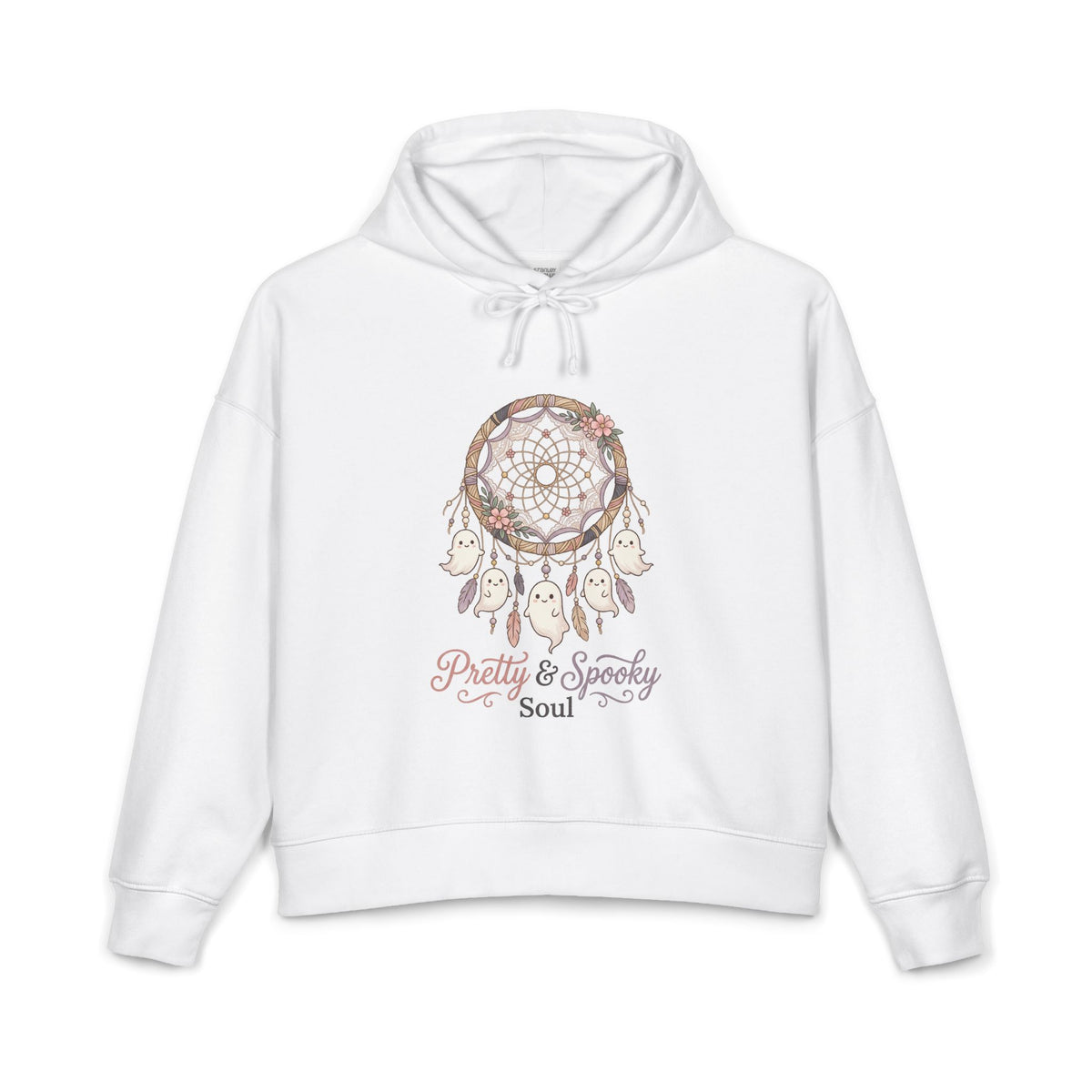 Dreamcatcher Hoodie — "Pretty & Spooky Soul" Boho Graphic Hoodie