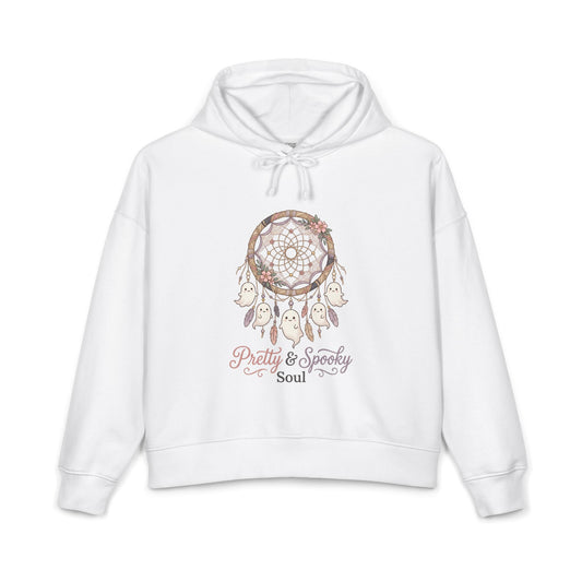 Dreamcatcher Hoodie — "Pretty & Spooky Soul" Boho Graphic Hoodie