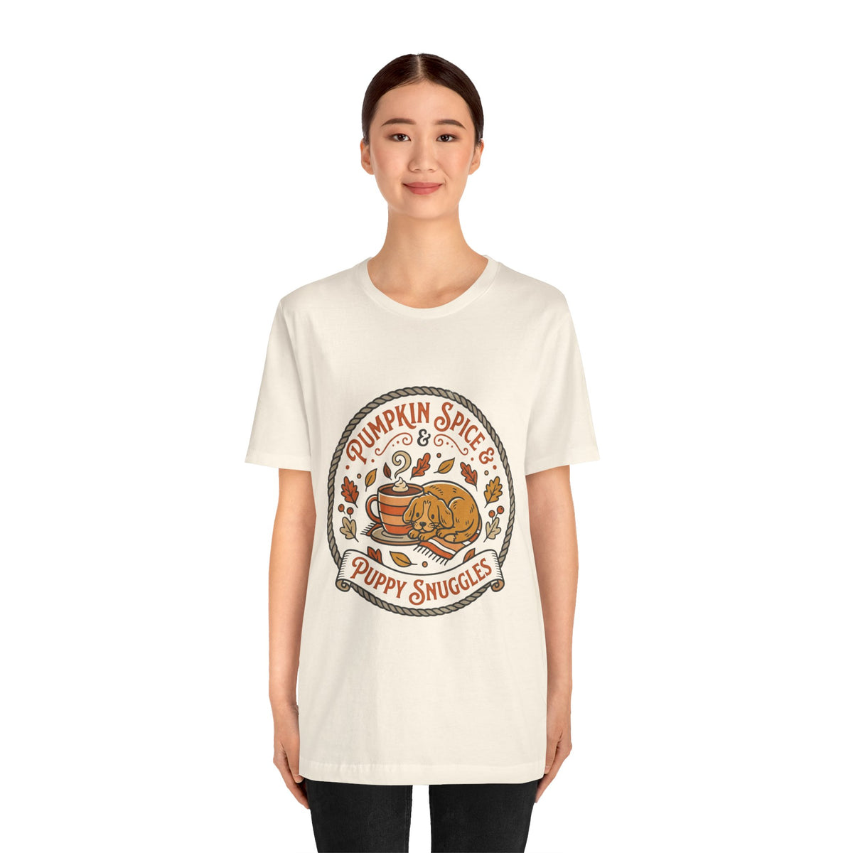 Pumpkin Spice & Puppy Snuggles Tee