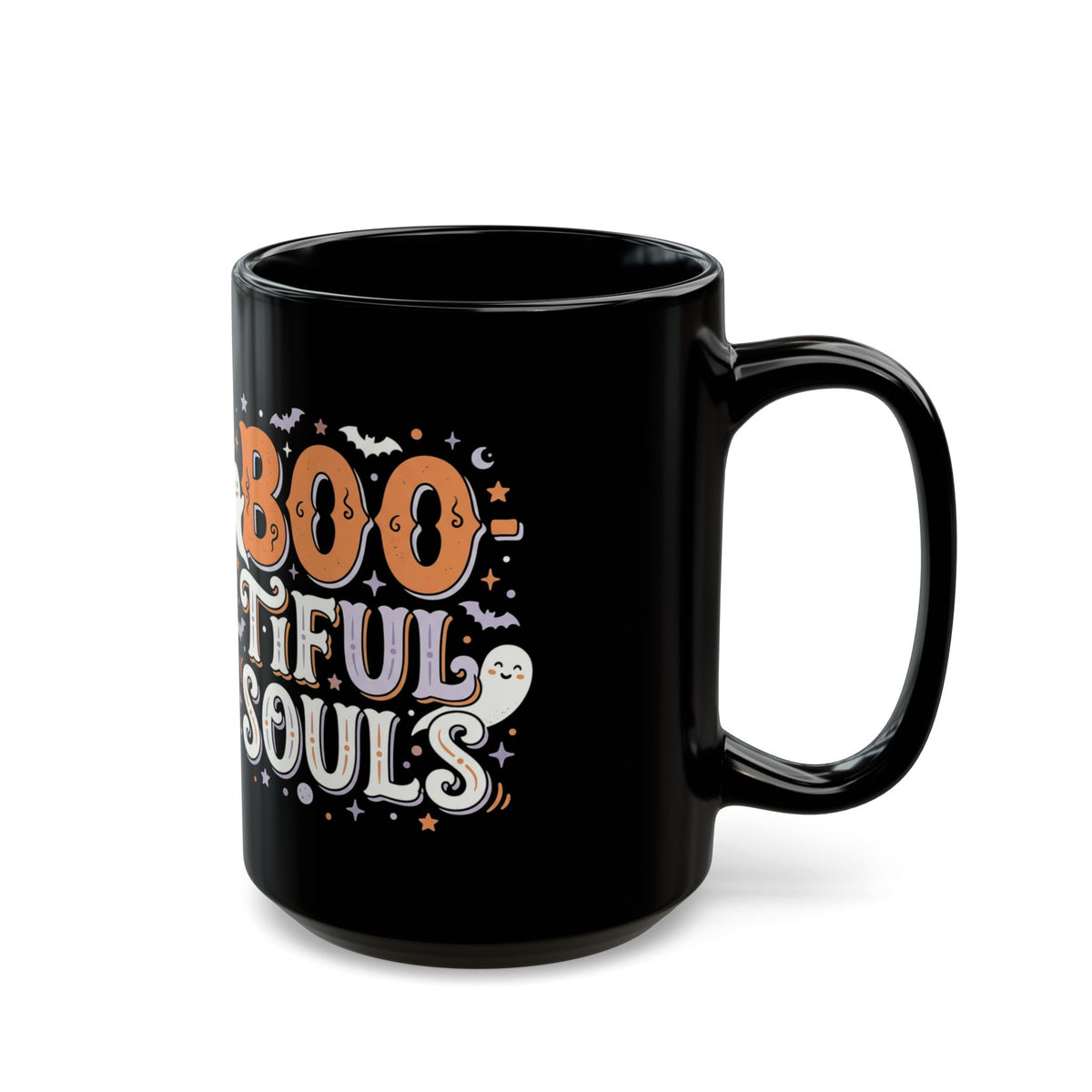 Boo-tiful Souls Halloween Mug | Black Ceramic Mug