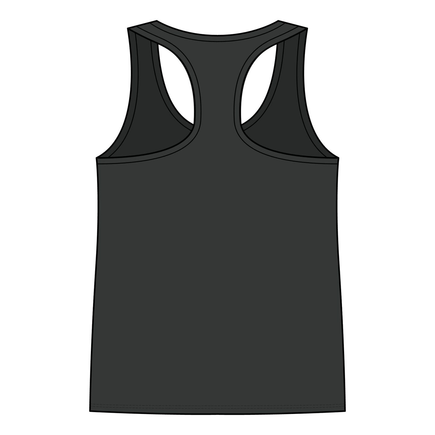 Women’s Racerback Tank — Tropical Surf Shack Graphic